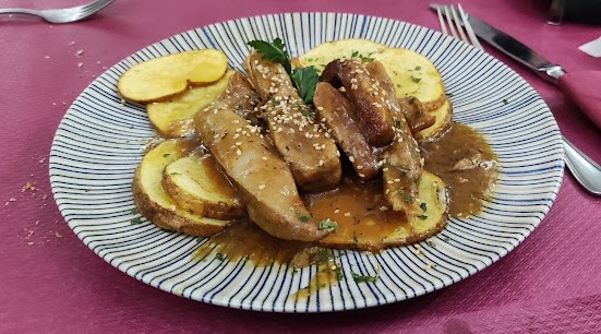 Secreto Iberico con Miel